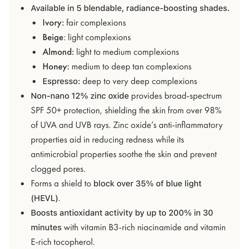 Agent Nateur Dewy Tinted Beige Skin Drops Broad Spectrum SPF 50 Sunscreen - Picture 10 of 13